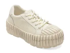 Pantofi sport GRYXX albi, 31813, din piele naturala imagine