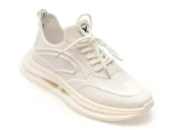Pantofi sport GRYXX albi, 32203, din piele naturala imagine