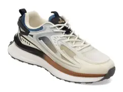 Pantofi sport GRYXX albi, 33398, din material textil imagine