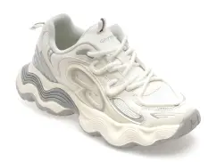 Pantofi sport GRYXX albi, 36398, din material textil imagine