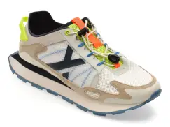 Pantofi sport GRYXX albi, 40049M, din material textil imagine