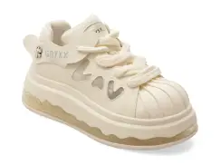 Pantofi sport GRYXX albi, 55177, din piele naturala imagine