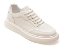 Pantofi sport GRYXX albi, 5618, din piele naturala imagine