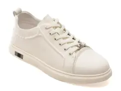 Pantofi sport GRYXX albi, 5623, din piele naturala imagine