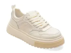 Pantofi sport GRYXX albi, 59938, din piele naturala imagine