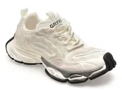 Pantofi sport GRYXX albi, 61030, din material textil imagine