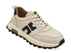 Pantofi sport GRYXX albi, 61908, din piele naturala imagine