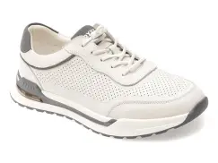 Pantofi sport GRYXX albi, 63102, din piele naturala imagine