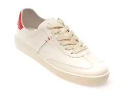 Pantofi sport GRYXX albi, 6501, din piele naturala imagine