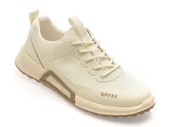 Pantofi sport GRYXX albi, 65101, din material textil imagine