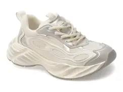 Pantofi sport GRYXX albi, 66607, din material textil imagine