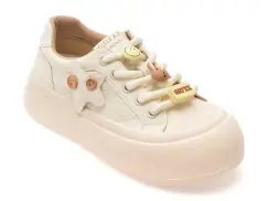 Pantofi sport GRYXX albi, 6857, din piele naturala imagine