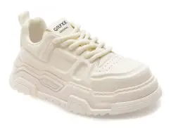 Pantofi sport GRYXX albi, 69083, din piele naturala imagine
