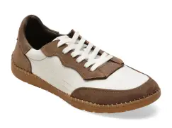 Pantofi sport GRYXX albi, 74034, din piele naturala imagine