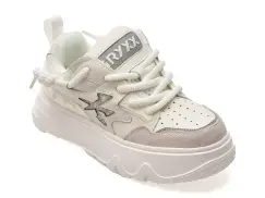 Pantofi sport GRYXX albi, 82633, din piele ecologica imagine