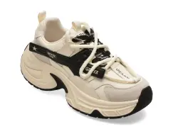 Pantofi sport GRYXX albi, 8908, din piele naturala imagine