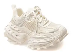 Pantofi sport GRYXX albi, 8951A, din material textil imagine