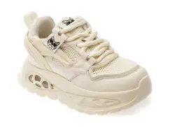 Pantofi sport GRYXX albi, 90592, din material textil imagine