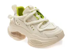 Pantofi sport GRYXX albi, 90861, din piele ecologica imagine