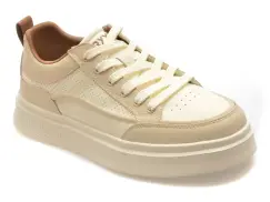 Pantofi sport GRYXX albi, 9253, din piele naturala imagine