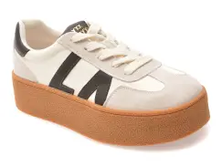 Pantofi sport GRYXX albi, 9355, din material textil imagine