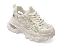 Pantofi sport GRYXX albi, 979, din piele naturala imagine