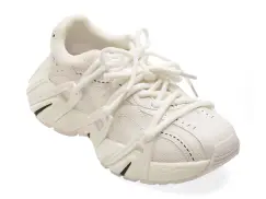 Pantofi sport GRYXX albi, 99901, din material textil imagine