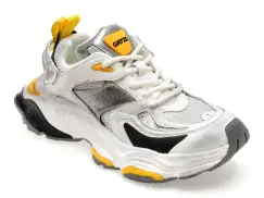 Pantofi sport GRYXX albi, BF101, din material textil imagine