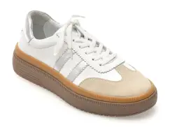 Pantofi sport GRYXX albi, BL5754, din piele naturala imagine