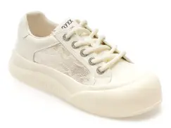 Pantofi sport GRYXX albi, C1158, din material textil imagine