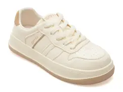 Pantofi sport GRYXX albi, C1180, din piele naturala imagine