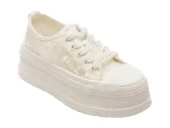 Pantofi sport GRYXX albi, C1190, din material textil imagine