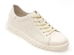 Pantofi sport GRYXX albi, H73, din piele naturala imagine