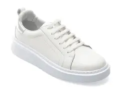 Pantofi sport GRYXX albi, MN2320, din piele naturala imagine