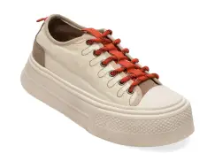 Pantofi sport GRYXX albi, R526D72, din material textil imagine