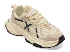 Pantofi sport GRYXX albi, Y508, din material textil si piele naturala imagine