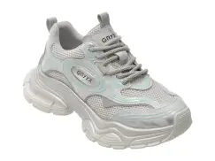 Pantofi sport GRYXX argintii, 156, din material textil imagine