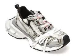 Pantofi sport GRYXX argintii, 1812, din material textil imagine