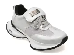 Pantofi sport GRYXX argintii, 20917, din piele naturala imagine