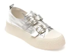 Pantofi sport GRYXX argintii, 24995, din piele naturala imagine