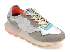 Pantofi sport GRYXX argintii, 40061W, din material textil imagine