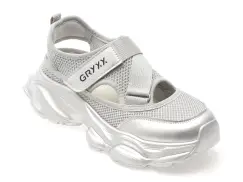 Pantofi sport GRYXX argintii, 537, din material textil imagine