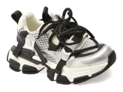 Pantofi sport GRYXX argintii, 8065, din material textil imagine