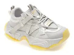 Pantofi sport GRYXX argintii, 82561, din material textil imagine