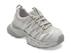 Pantofi sport GRYXX argintii, 9023, din piele naturala imagine