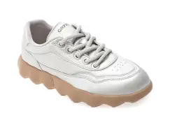 Pantofi sport GRYXX argintii, 91652, din piele ecologica imagine
