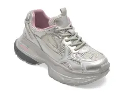 Pantofi sport GRYXX argintii, 958, din piele naturala imagine
