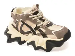 Pantofi sport GRYXX bej, 1008617, din material textil si piele naturala imagine