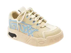 Pantofi sport GRYXX bej, 10201, din piele naturala imagine