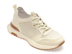 Pantofi sport GRYXX bej, 11015, din piele naturala imagine